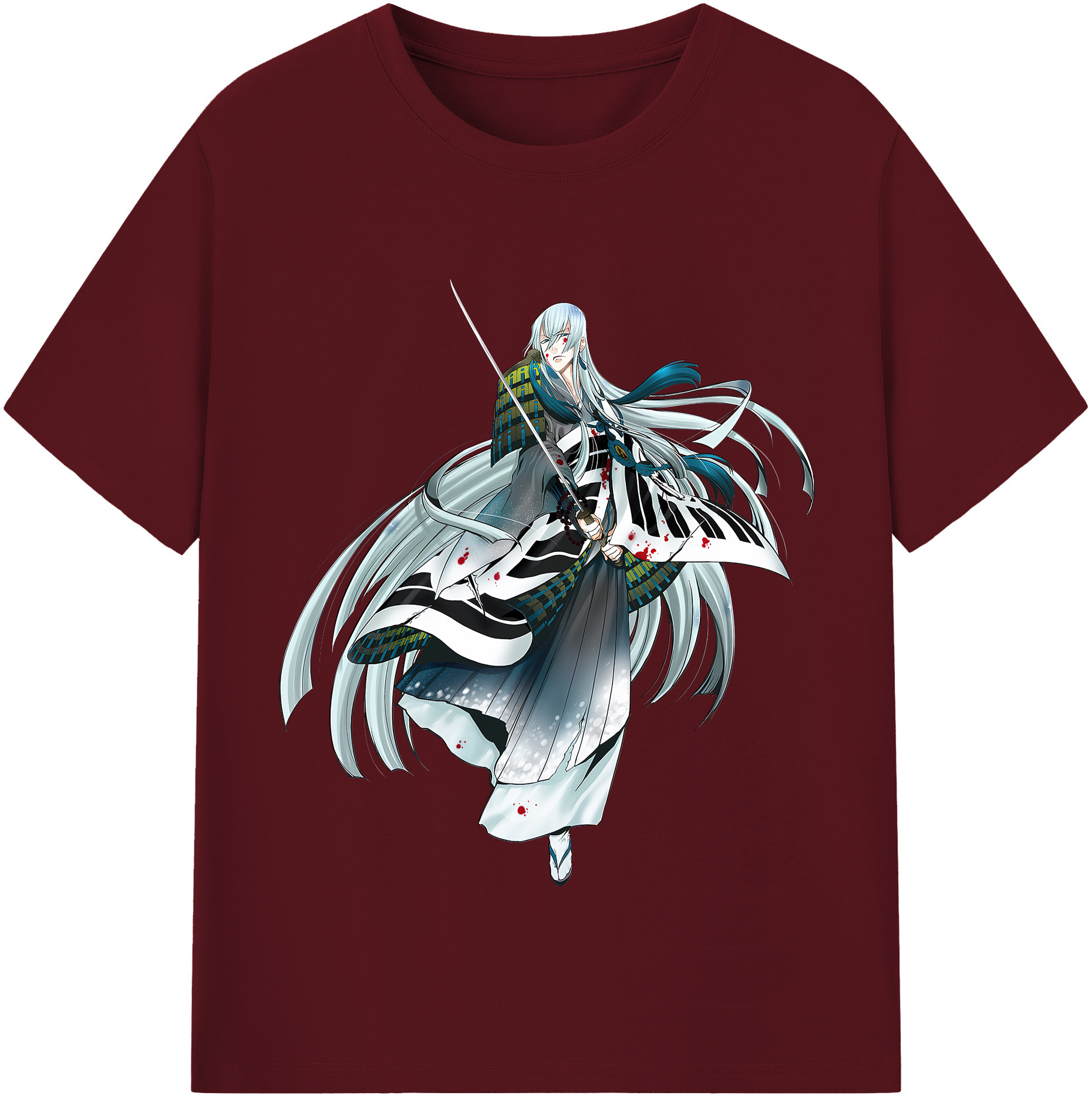 （画像用） 刀剣乱舞 Touken Ranbu 綿100％半袖Tシャツ（フロントプリント）